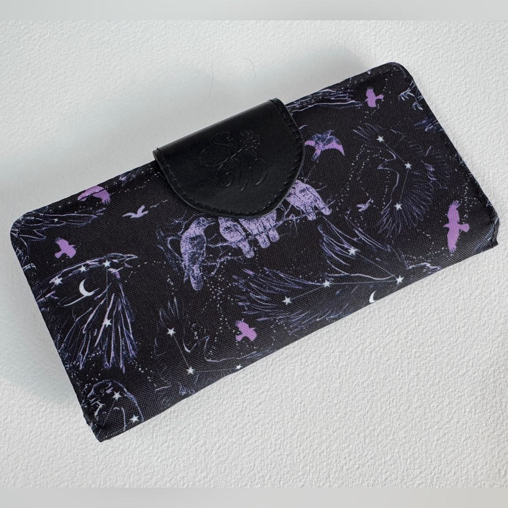 Sipsey Wilder Black and Purple Wallet Ravens